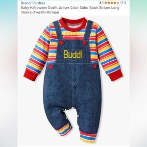 Halloween - Chucky Inspired - 3-6 Months